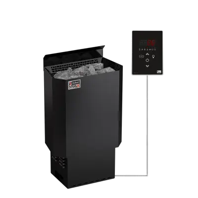 SAWO sauna heaters wall NRMN Black Ni2 400x400