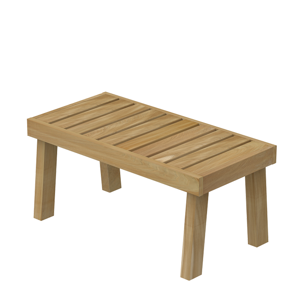 Sauna Bench 870x430x400mm Sauna Bench 870x430x400mm